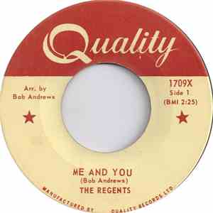 The Regents  - Me And You