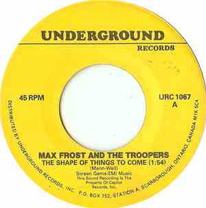 Max Frost And The Troopers / Bobby Vee - The Shape Of Things To Come / Suzi ...
