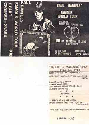 Paul Daniels - Famous World Tour