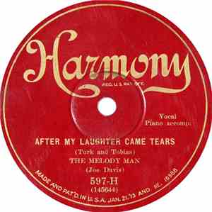 The Melody Man (Joe Davis) - After My Laughter Came Tears / Now I Won't Be ...