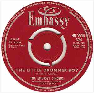 The Embassy Singers - The Little Drummer Boy / Gotta Travel On