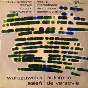 Various - Warszawska Jesień - 1964 - Automne De Varsovie - Kronika Dzwiękow ...