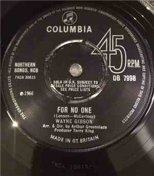 Wayne Gibson - For No One