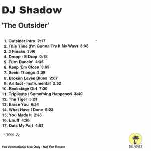 DJ Shadow - The Outsider