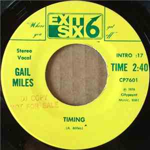 Gail Miles - Timing / Images