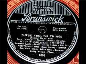 Teddy Wilson And His Orchestra - These Foolish Things / Why Do I Lie To Mys ...