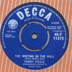 Tommy Steele - The Writing On The Wall / Drunken Guitar