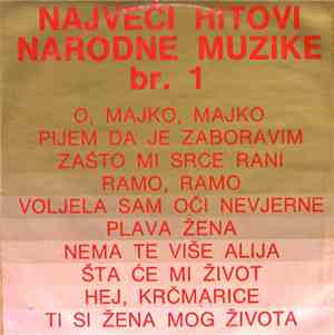 Various - Najveći Hitovi Narodne Muzike Br. 1