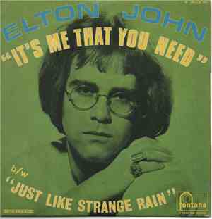 Elton John - It's Me That You Need