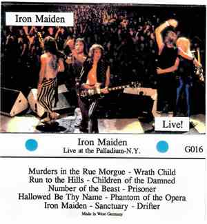 Iron Maiden - Live At The Palladium-N.Y.