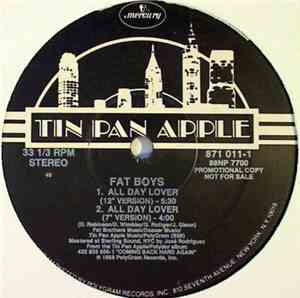 Fat Boys - Louie Louie / All Day Lover