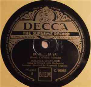 Maurice Chevalier - Ca Va... Ca Va! / Mine Mine