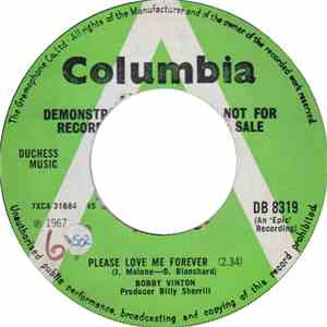 Bobby Vinton - Please Love Me Forever