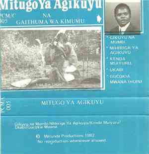Mitugo Ya Agikuyu - Na Gaithuma Wa Kimumu
