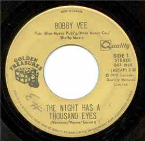Bobby Vee - The Night Has A Thousand Eyes / Devil Or Angel