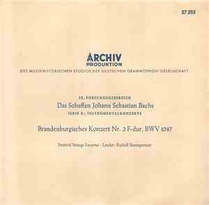 Johann Sebastian Bach, Festival Strings Lucerne - IX. Forschungsbereich Das ...
