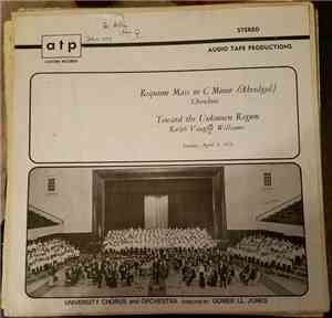 Gomer Ll. Jones - Cherubini - Requim Mass in C minor/Ralph Vaughan Williams ...