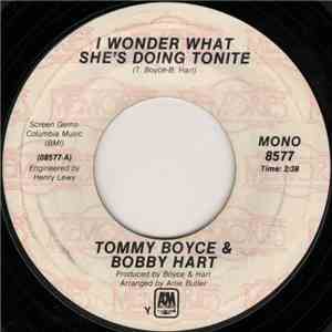 Tommy Boyce & Bobby Hart - I Wonder What She's Doing Tonite / Alice Long (Y ...