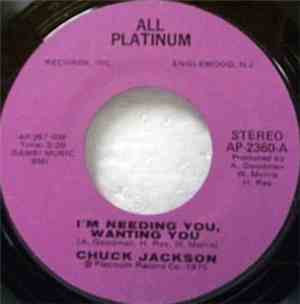 Chuck Jackson - I'm Needing You, Wanting You / Shine, Shine, Shine