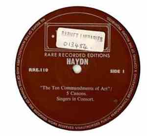 Haydn, Cherubini, 5 Canons, Singers In Consort, Rita McKerrow, Hilda Alexan ...