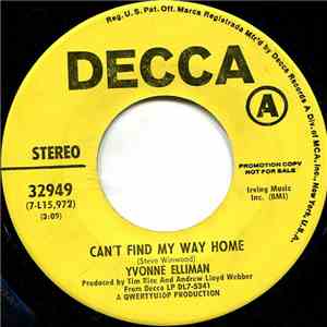Yvonne Elliman - Can't Find My Way Home