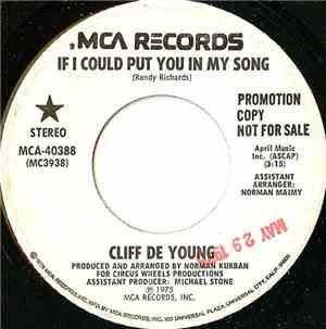 Cliff De Young - If I Could Put You In My Song
