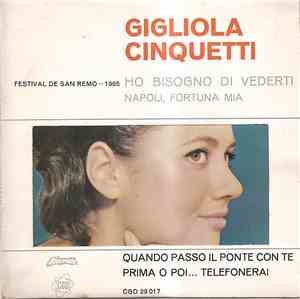 Gigliola Cinquetti - Ho Bisogno Di Vederti