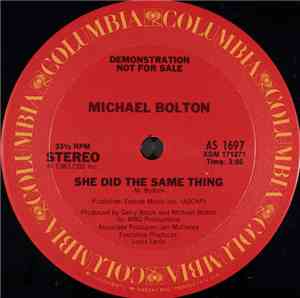 Michael Bolton - She Did The Same Thing