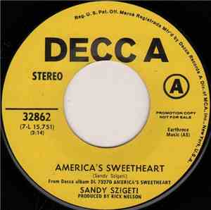 Sandy Szigeti - America's Sweetheart / My Steady Diet