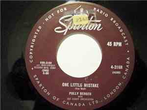 Polly Bergen - One Little Mistake / Darling I Belong To You