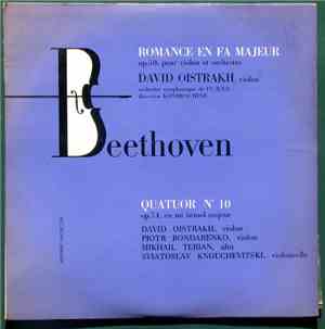 Beethoven - David Oistrakh - Romance En Fa Majeur - Quatuor N°10