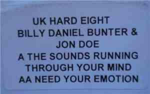 Billy Daniel Bunter & Jon Doe - The Sounds Running Through Your Mind / Need ...