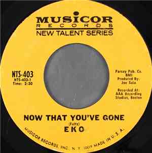 Eko  - Now That You've Gone