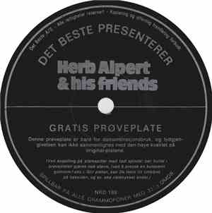Herb Alpert & His Friends - Gratis Prøveplate