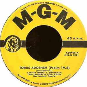 Cantor Moses J. Silverman - Toras Adoshem (Psalm 19.8) / Oif'n Veg (Yiddish ...