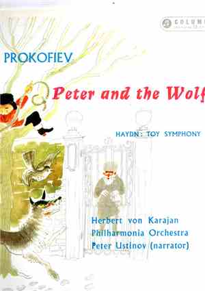 Peter Ustinov Narrator Herbert von Karajan Conductor Philharmonia Orchestra ...