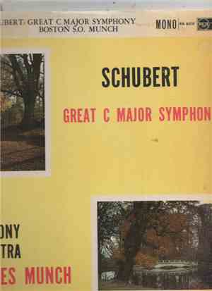 Schubert / Münch / Boston Symphony Orchestra - Symphony No.9 In C Major 