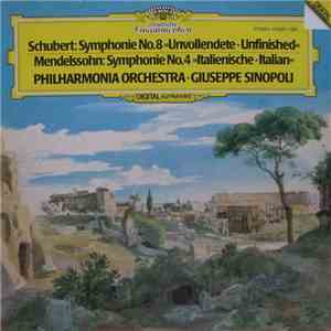 Schubert, Mendelssohn, Philharmonia Orchestra, Giuseppe Sinopoli - Symphoni ...