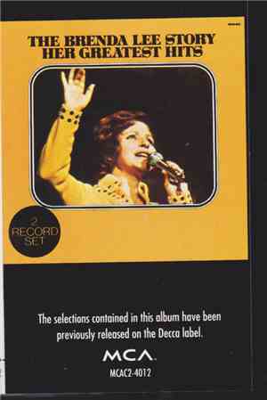 Brenda Lee - The Brenda Lee Story Her Greatest Hits