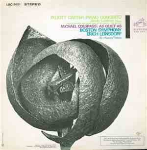Elliott Carter / Michael Colgrass - Piano Concerto / As Quiet As