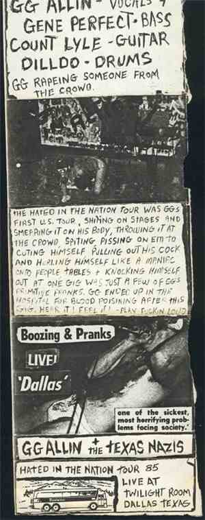 GG Allin & Texas Nazis, The - Boozing & Pranks