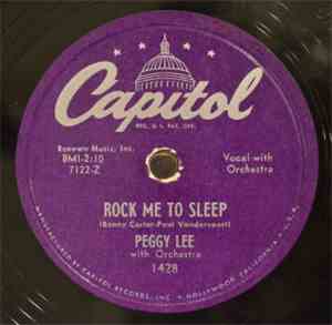 Peggy Lee - Rock Me To Sleep / Yeah Yeah Yeah