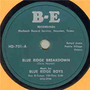 Blue Ridge Boys - Blue Ridge Breakdown / Durang's Hornpipe