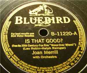 Joan Merrill - Is That Good? / Yesterday
