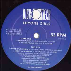 Thyone Girls - Keep On Pumpin'
