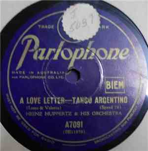 Heinz Huppertz & His Orchestra - A Love Letter / A Farewell Letter