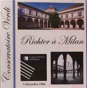 Richter - Richter À Milan / Conservatoire Verdi 5 Décembre 1966