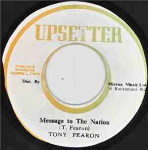 Tony Fearon - Message To The Nation