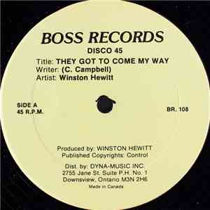 Winston Hewitt - They Got To Come My Way