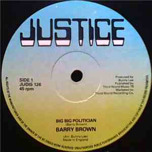 Barry Brown - Big Big Politician / No Wicked Shall Enter